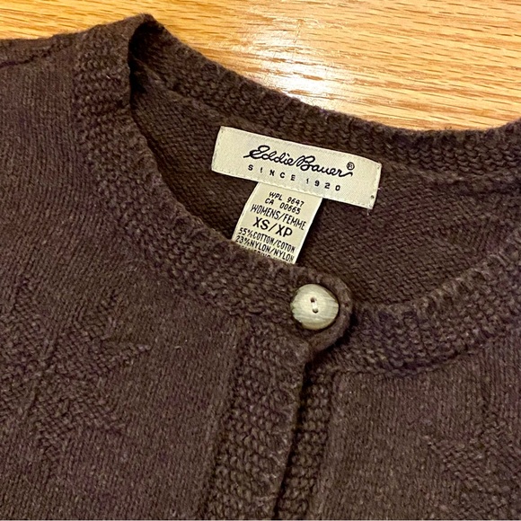 EDDIE BAUER button cardigan sweater - Picture 2 of 10